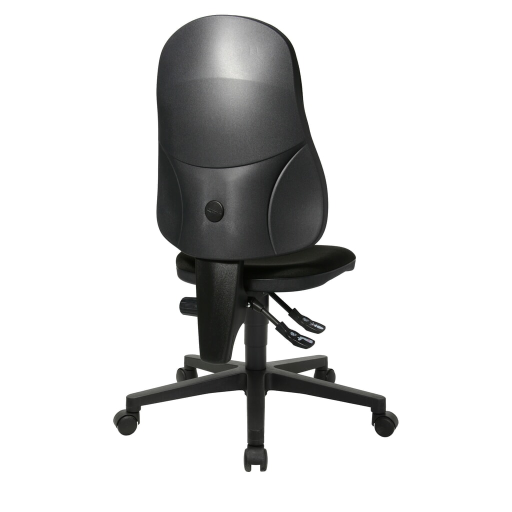 Chaise de bureau pivotante Topstar® Point 60, assise galbée, noir N° de l'image du produit 5 : Chaise de bureau pivotante Topstar® Point 60, assise galbée, noir