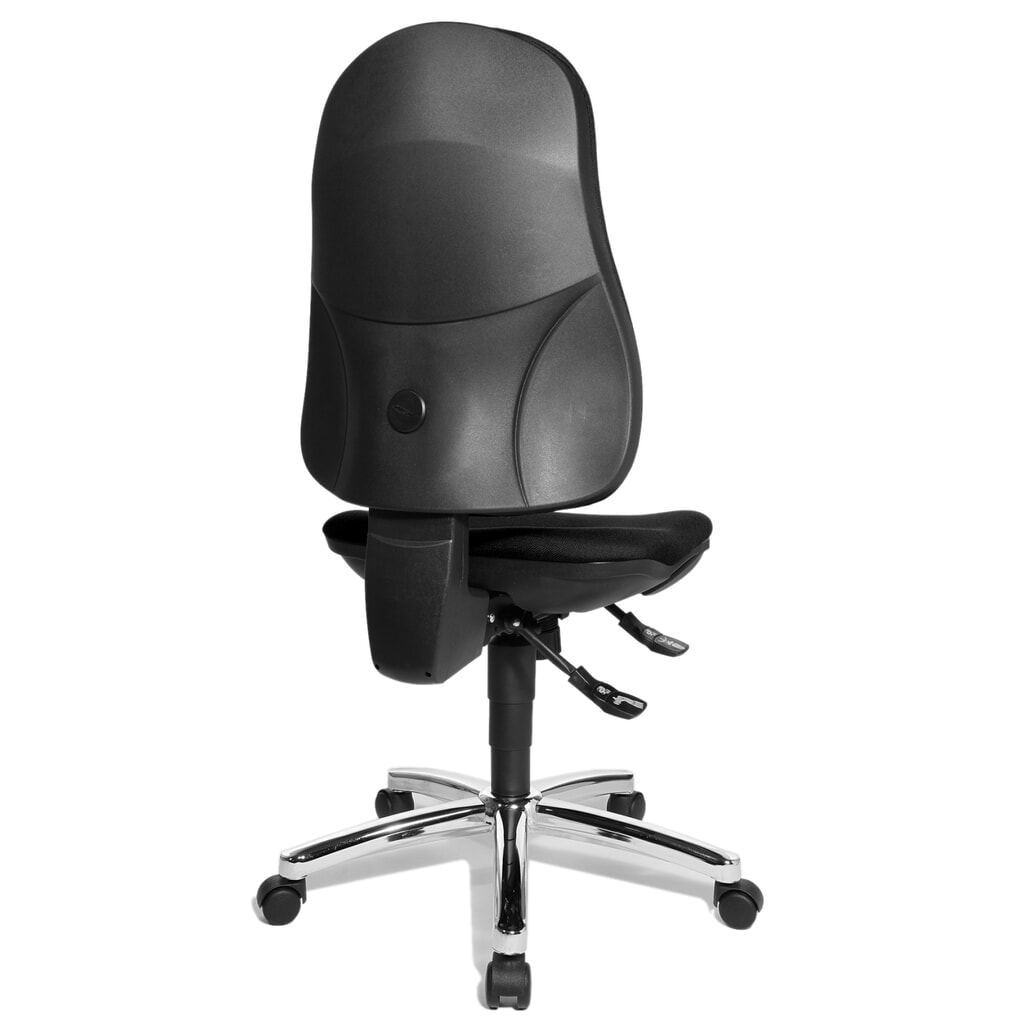 Chaise de bureau pivotante Topstar® Support Syncro, chaise ergonomique, noir N° de l'image du produit 3 : Chaise de bureau pivotante Topstar® Support Syncro, chaise ergonomique, noir
