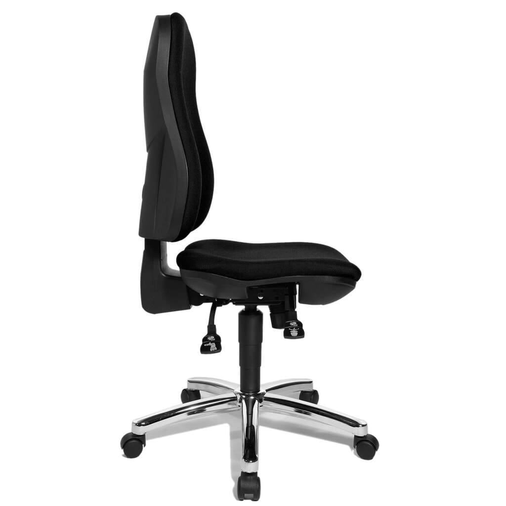 Chaise de bureau pivotante Topstar® Support Syncro, chaise ergonomique, noir N° de l'image du produit 4 : Chaise de bureau pivotante Topstar® Support Syncro, chaise ergonomique, noir