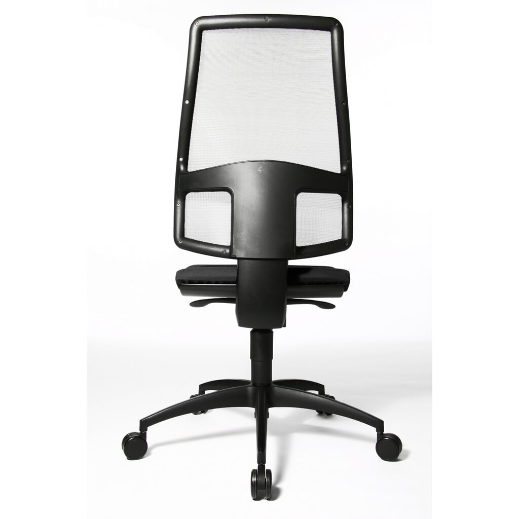 Chaise de bureau pivotante Topstar® Syncro, dossier en mesh respirant, noire N° de l'image du produit 5 : Chaise de bureau pivotante Topstar® Syncro, dossier en mesh respirant, noire
