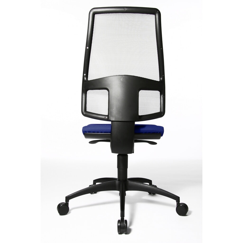 Chaise de bureau pivotante Topstar® Syncro, dossier en mesh respirant, bleu royal N° de l'image du produit 5 : Chaise de bureau pivotante Topstar® Syncro, dossier en mesh respirant, bleu royal