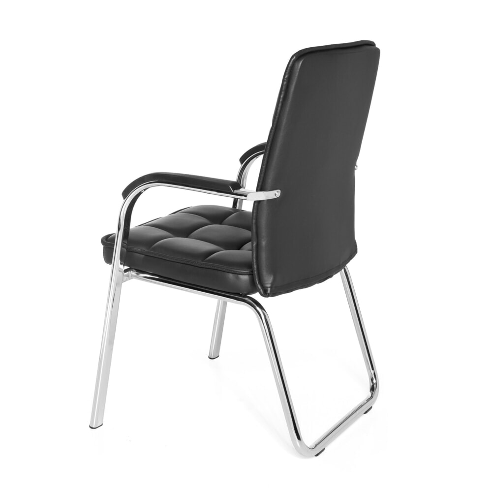 N° de l'image du produit 8 : Chaise de conférence / chaise-visiteur hjh OFFICE BORNE V PU, noir