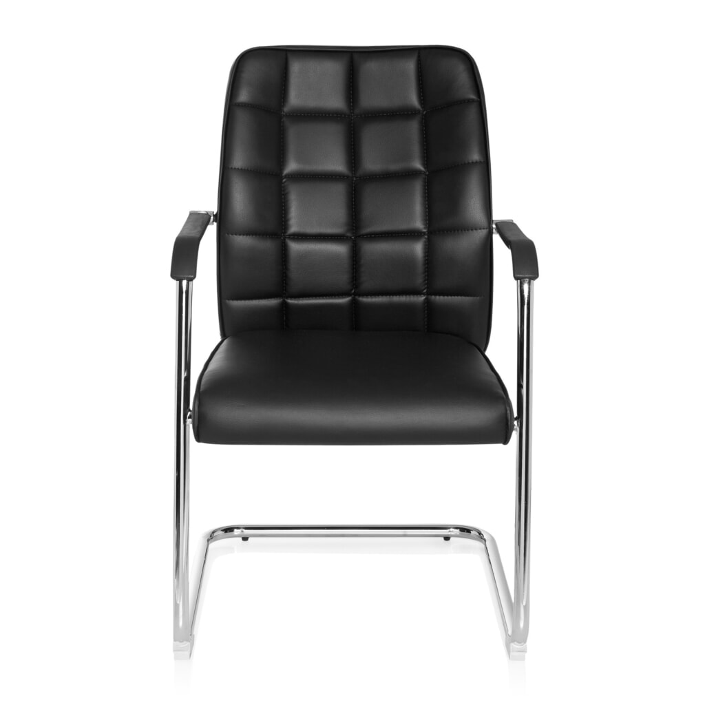 Chaise de conférence / fauteuil suspendu hjh OFFICE FLEXO V PU, noir Illustration du produit: Chaise de conférence / fauteuil suspendu hjh OFFICE FLEXO V PU, noir