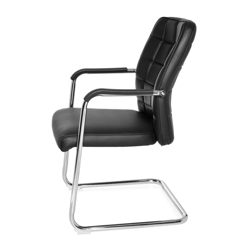 Chaise de conférence / fauteuil suspendu hjh OFFICE FLEXO V PU, noir N° de l'image du produit 9 : Chaise de conférence / fauteuil suspendu hjh OFFICE FLEXO V PU, noir