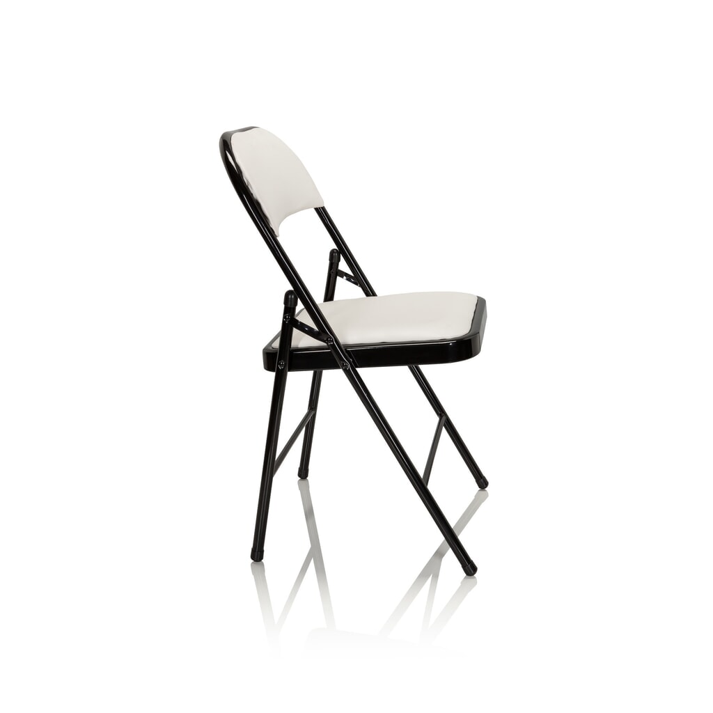 Chaise de conférence / chaise-visiteur / chaise pliante hjh OFFICE TUDELA PU, blanc N° de l'image du produit 10 : Chaise de conférence / chaise-visiteur / chaise pliante hjh OFFICE TUDELA PU, blanc