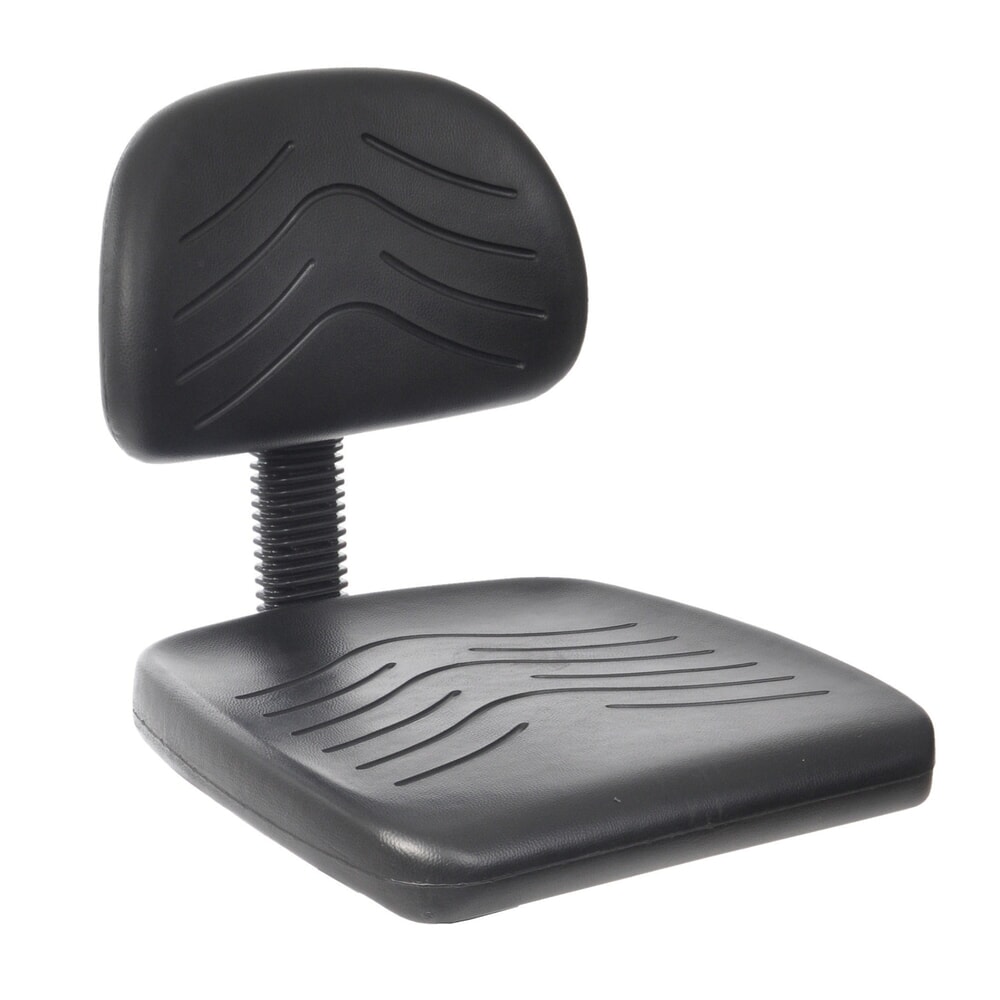 N° de l'image du produit 2 : Chaise de travail pivotante HEMMDAL Easy en polyuréthane, hauteur d'assise 450-650 mm, base en plastique, roulettes