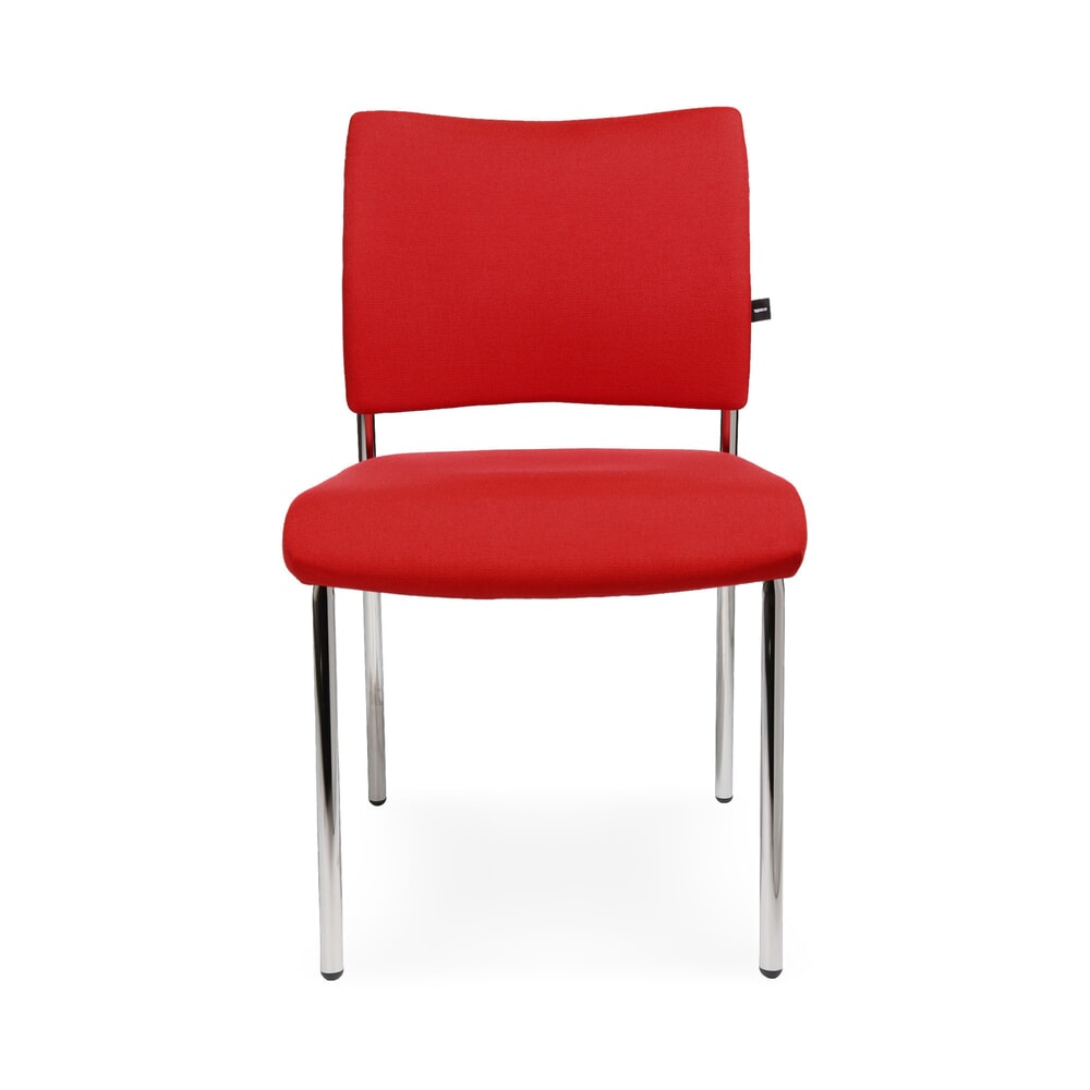 Illustration du produit: Chaise visiteurs Topstar® Classic avec dossier rembourré + bâti à 4 pieds, noir