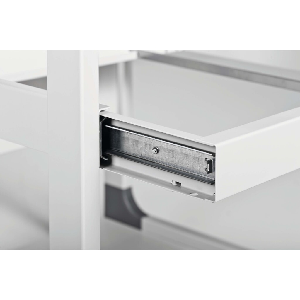 N° de l'image du produit 6 : Chariot à dossiers suspendus pour 100 dossiers + stockage de classeurs, gris, verrouillable