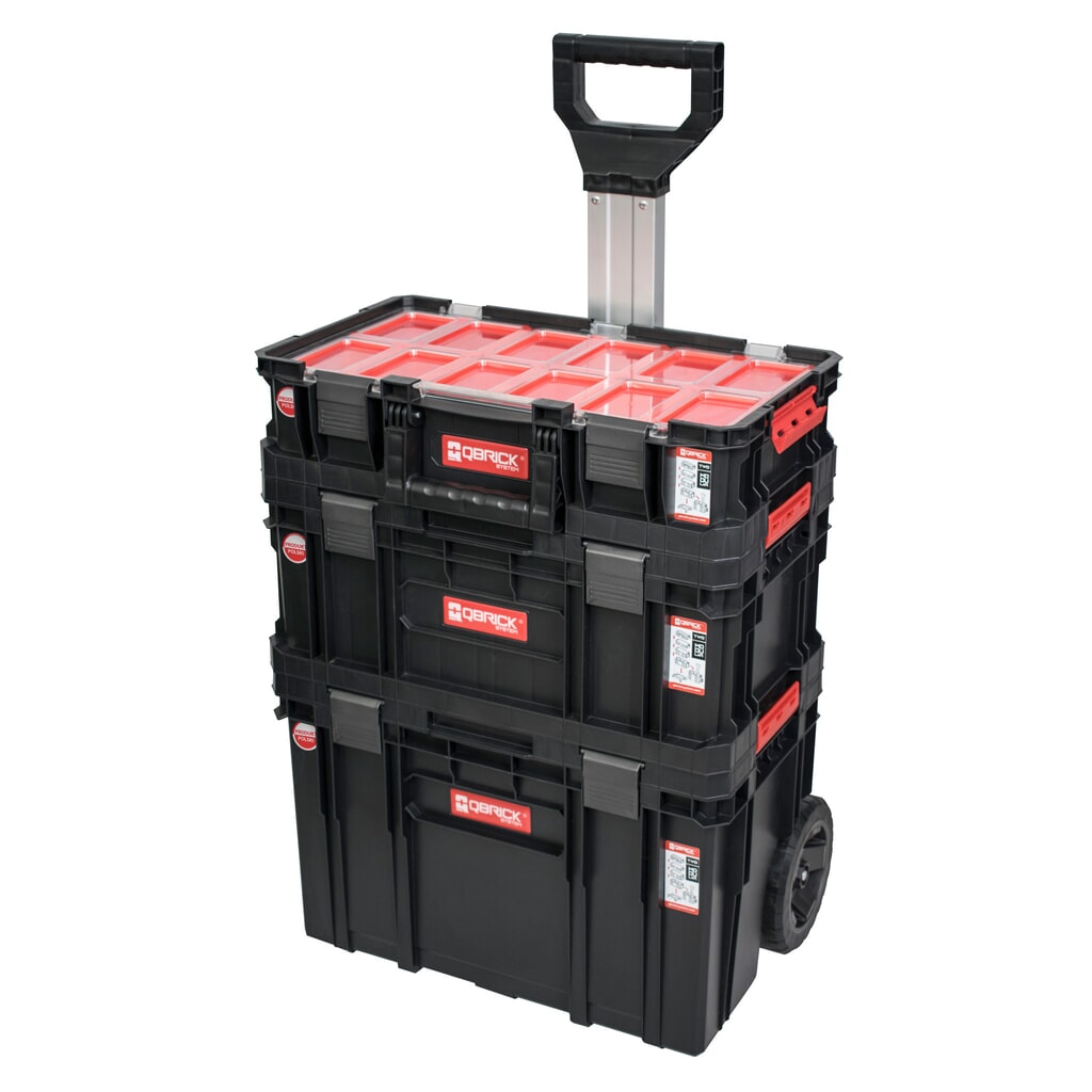 Chariot à outils QBRICK SYSTEM TWO, boîte et mallette incluses N° de l'image du produit 4 : Chariot à outils QBRICK SYSTEM TWO, boîte et mallette incluses