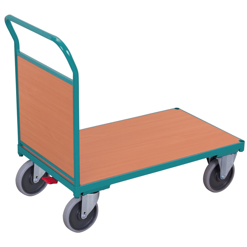 N° de l'image du produit 1 : Chariot à plate-forme Ameise® avec paroi avant, surface de chargement l x P 500 x 880 mm