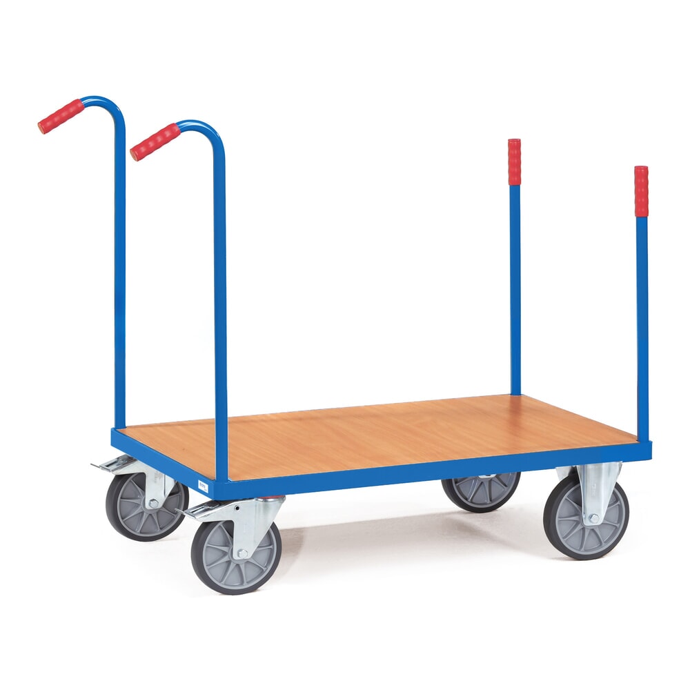 Illustration du produit: fetra® Chariot à plate-forme fetra® avec ranchers, surface de chargement 500 x 850 mm, capacité de charge 500 kg