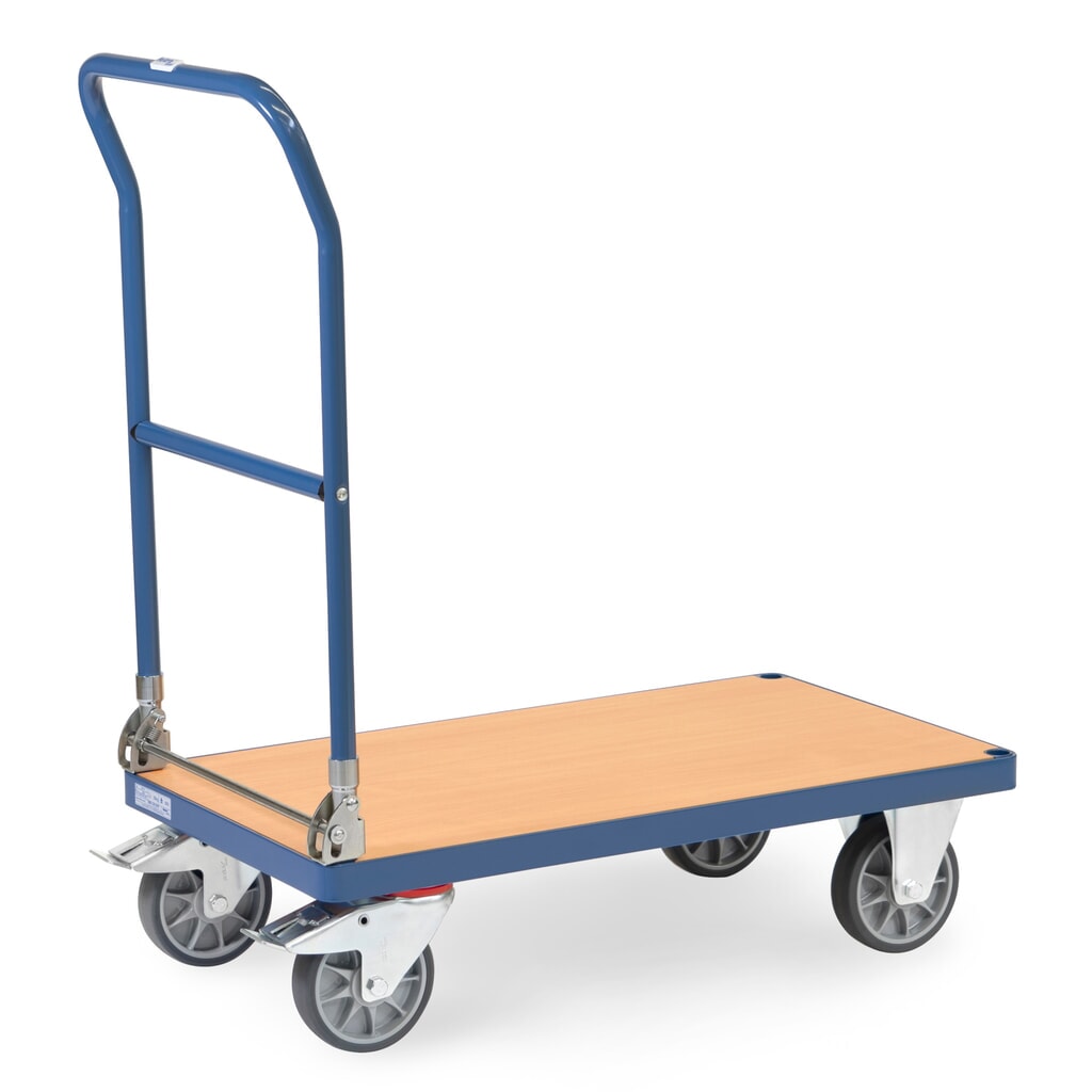 Chariot à plate-forme fetra®, pliable, capacité de charge 500 kg, surface de chargement l x P 850 x 500 mm N° de l'image du produit 4 : Chariot à plate-forme fetra®, pliable, capacité de charge 500 kg, surface de chargement l x P 850 x 500 mm
