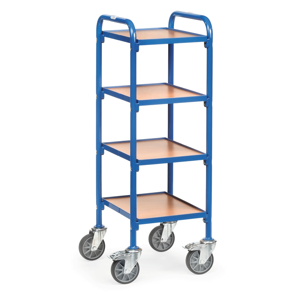 Illustration du produit: Chariot à usage multiple pour bacs à bec fetra®, avec plaques de fond de 320 x 470 mm