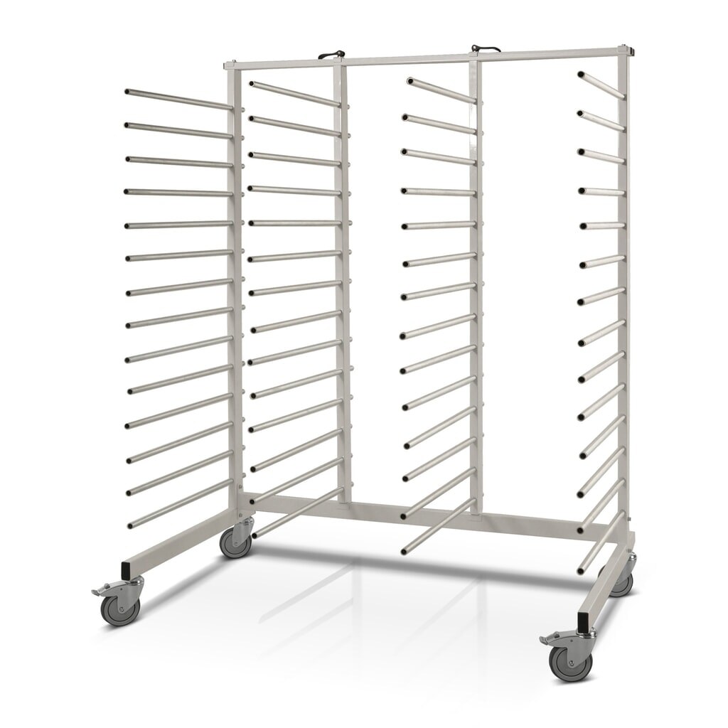 Illustration du produit: Chariot cantilever Kongamek, peint, 4 x 14 bras porteurs galvanisés, capacité de charge 300 kg