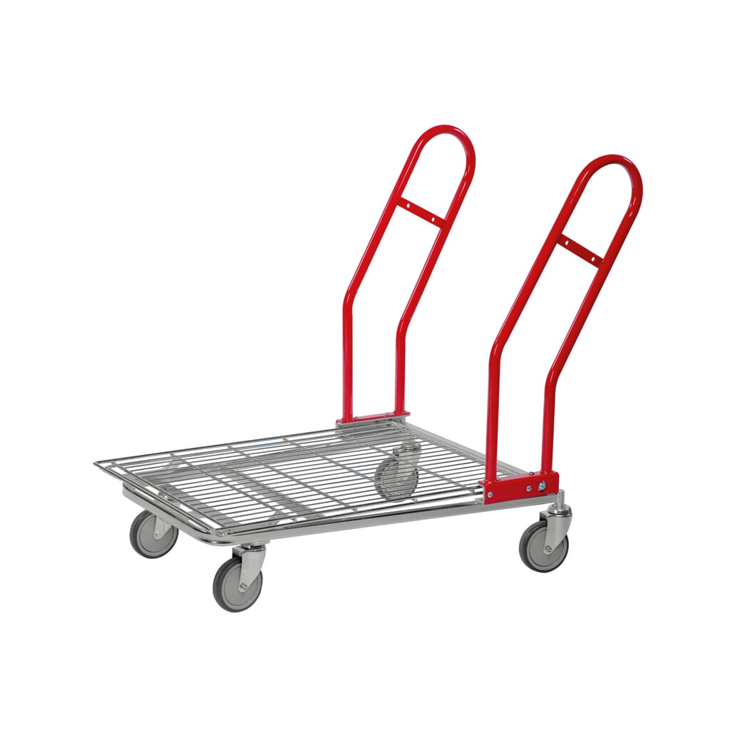 Chariot Cash-'n'-Carry, pour objets volumineux, arceau sur le côté, surface de chargement lxP 600 x 850 mm Illustration du produit: Chariot Cash-'n'-Carry, pour objets volumineux, arceau sur le côté, surface de chargement lxP 600 x 850 mm