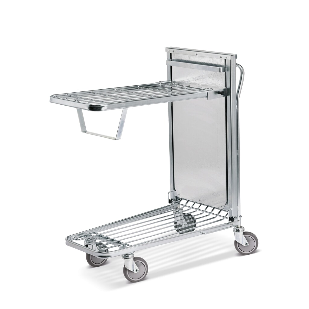 Kongamek Chariot de stockage et de transport, tablette rabattable avec mécanisme à ressort, surface de chargement lxP 397 x 790 mm Illustration du produit: Kongamek Chariot de stockage et de transport, tablette rabattable avec mécanisme à ressort, surface de chargement lxP 397 x 790 mm