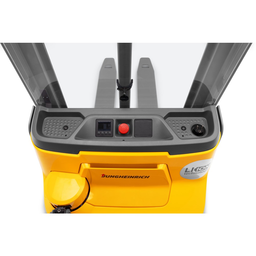 N° de l'image du produit 5 : Gerbeur électrique Jungheinrich EJC 010i ZT, mât télescopique double, hauteur de levage 2 390 mm, capacité de charge 1 000 kg, système de levée proportionnelle
