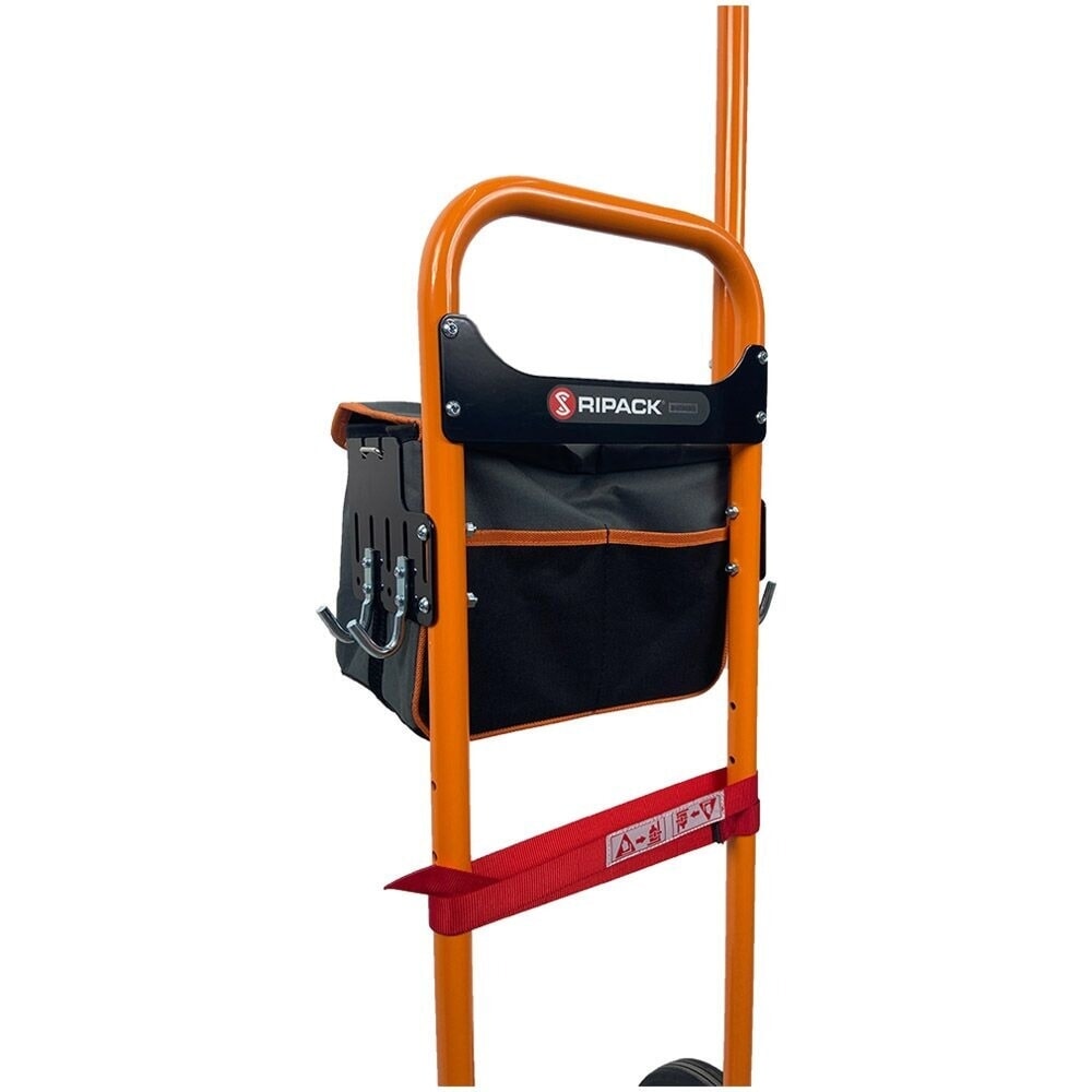 N° de l'image du produit 3 : Chariot porte-bouteille de gaz pour pistolet de rétraction RIPACK® 3000, orangé jaune