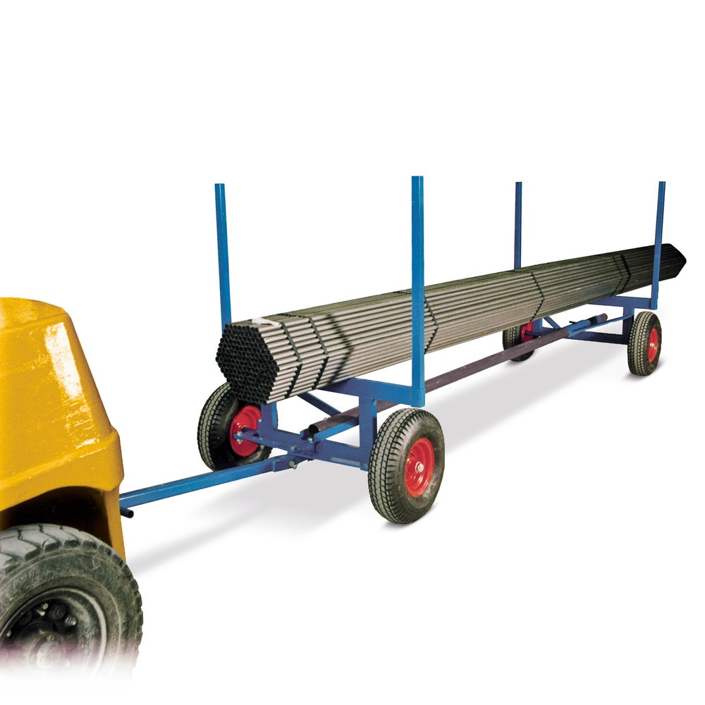 Illustration du produit: Chariot pour matériaux longs, capacité de charge 3 500 kg, peint