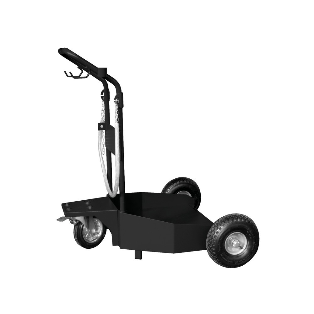 Illustration du produit: Chariot SAMOA pour fûts de 200 litres, 3 roues, accessoires inclus