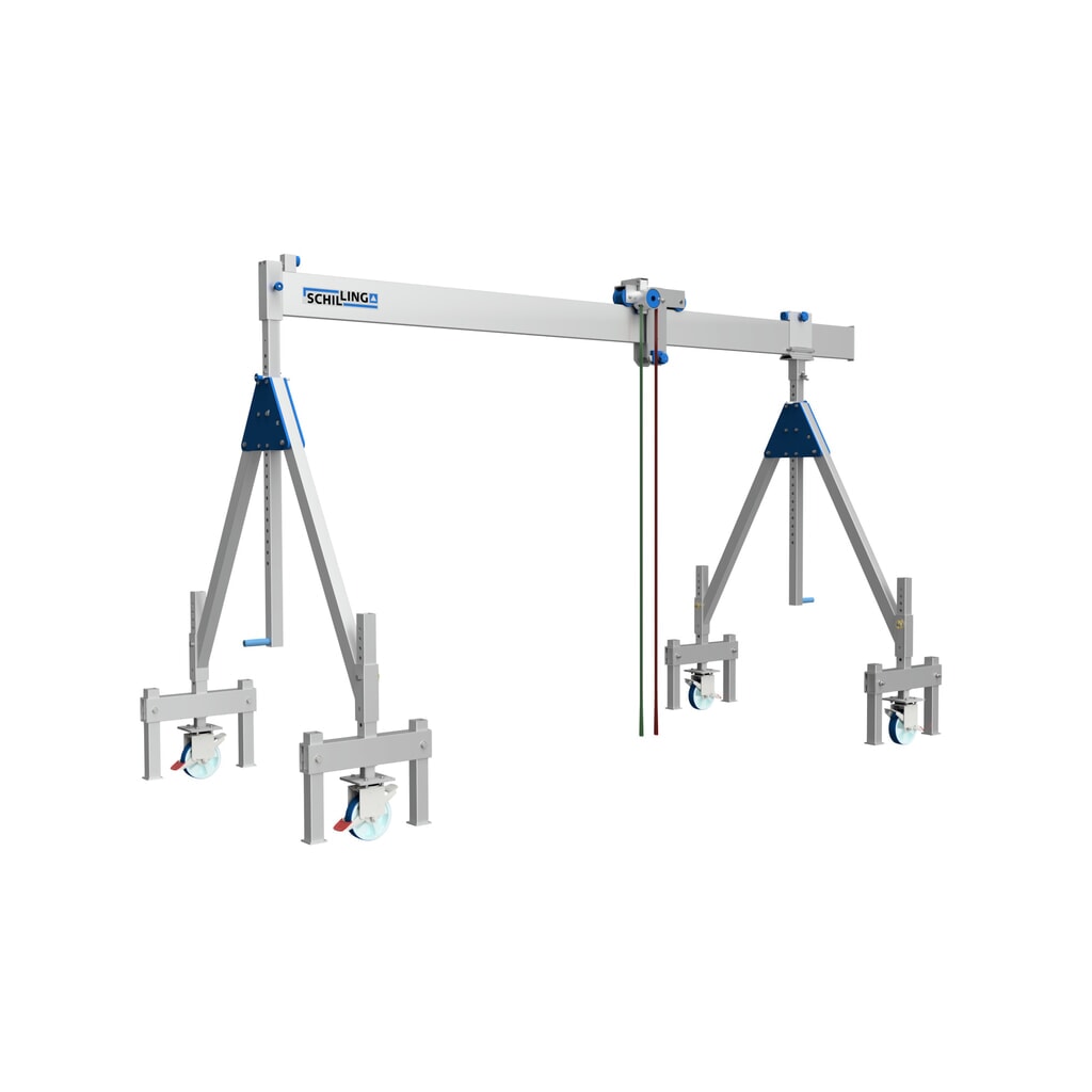 Châssis pour grue portique en aluminium SCHILLING, intérieur et extérieur N° de l'image du produit 2 : Châssis pour grue portique en aluminium SCHILLING, intérieur et extérieur