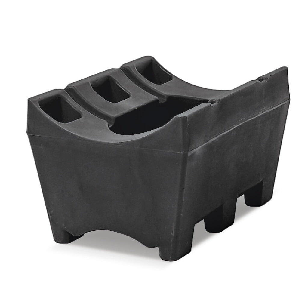 asecos® Rayonnage-Support de fût pour matières dangereuses en polyéthylène (PE), pour 1 fût de 50/60 ou 200 litres N° de l'image du produit 2 : asecos® Rayonnage-Support de fût pour matières dangereuses en polyéthylène (PE), pour 1 fût de 50/60 ou 200 litres