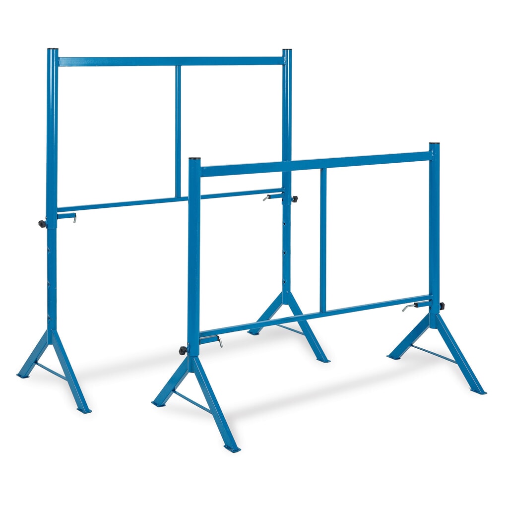 Chevalet de travail avec montant en acier, capacité de charge 1 000 kg, hauteur 1 110-1 410 mm Illustration du produit: Chevalet de travail avec montant en acier, capacité de charge 1 000 kg, hauteur 1 110-1 410 mm
