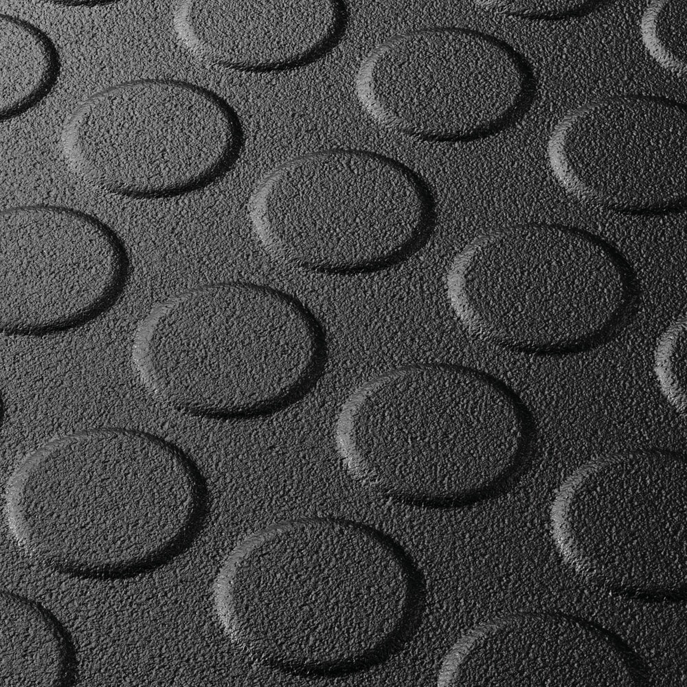 N° de l'image du produit 4 : COBA Dalle de sol en PVC, aspect picots, lxP 500 x 500 mm, noir
