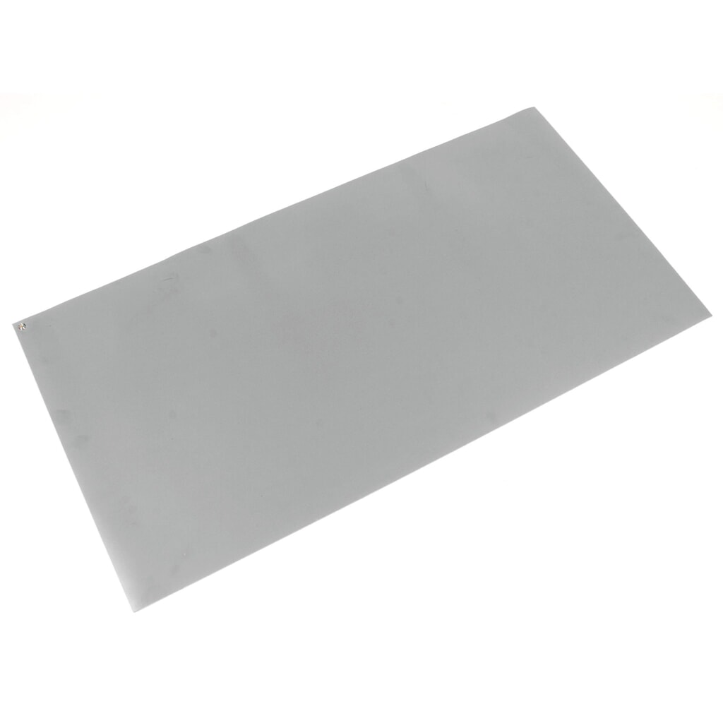 COBA Kit de tapis de travail ESD en PVC avec couche conductrice, lxP 600 x 1 200 mm, gris Illustration du produit: COBA Kit de tapis de travail ESD en PVC avec couche conductrice, lxP 600 x 1 200 mm, gris