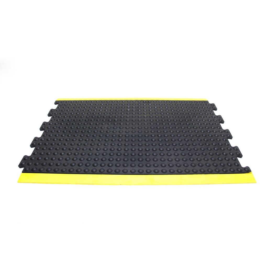 COBA Tapis anti-fatigue Bubblemat Safety, pièce médiane, lxP 600 x 900 mm, noir/jaune Illustration du produit: COBA Tapis anti-fatigue Bubblemat Safety, pièce médiane, lxP 600 x 900 mm, noir/jaune