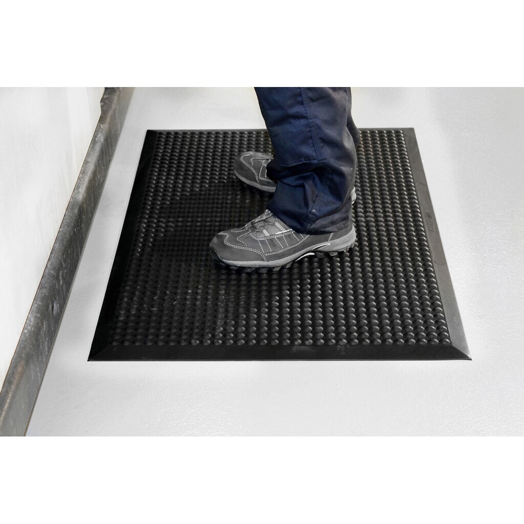 COBA Tapis anti-fatigue COBAelite® Bubble, lxP 600 x 900 mm, noir N° de l'image du produit 3 : COBA Tapis anti-fatigue COBAelite® Bubble, lxP 600 x 900 mm, noir