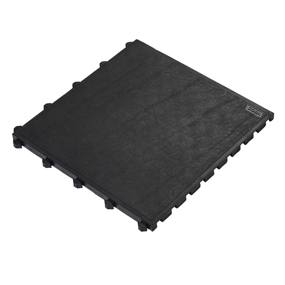 Illustration du produit: COBA Tapis anti-fatigue Fatigue Lock Premium, plein, lxP 500 x 500 mm, noir
