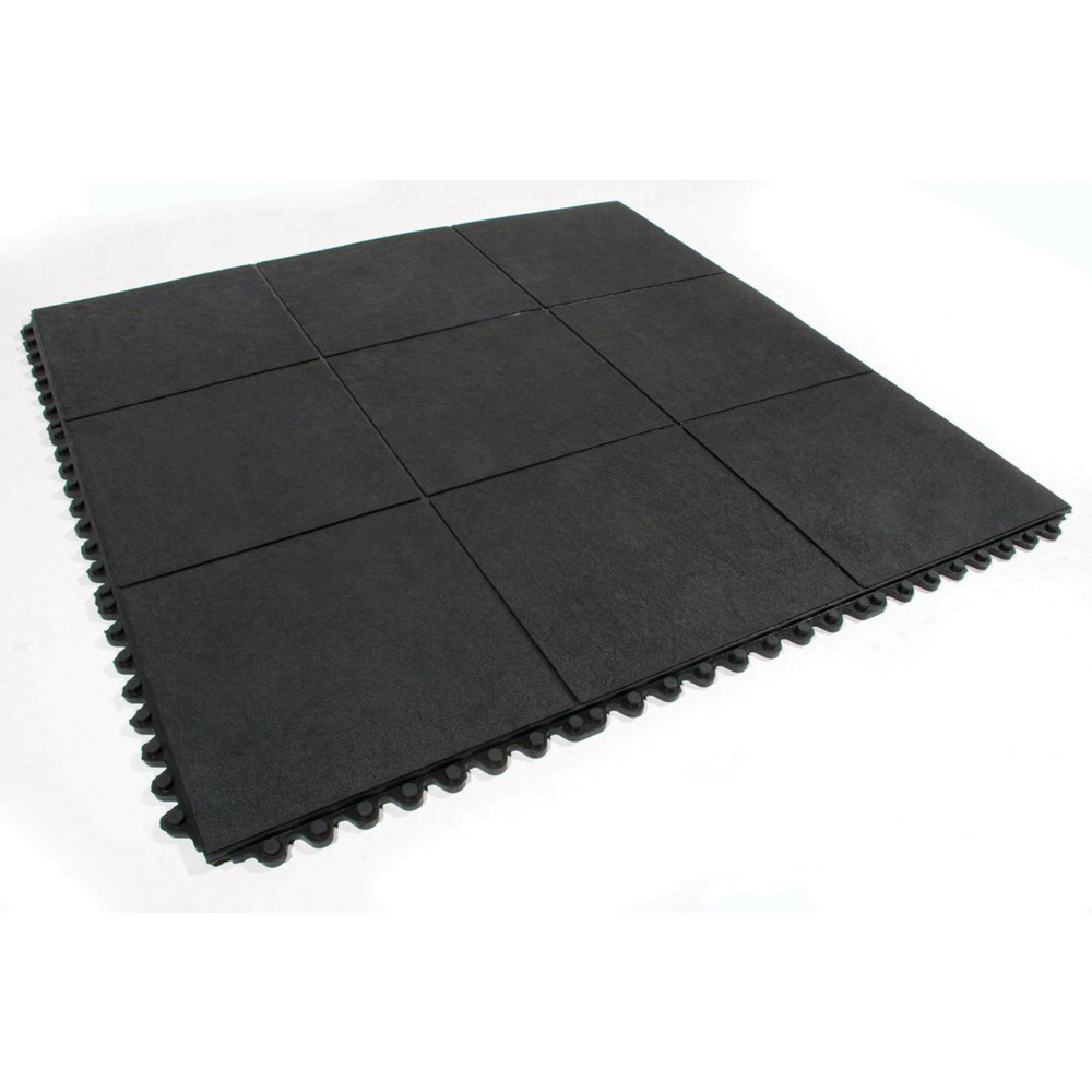 N° de l'image du produit 1 : COBA Tapis anti-fatigue Fatigue Step Solid, nitrile, lxP 900 x 900 mm
