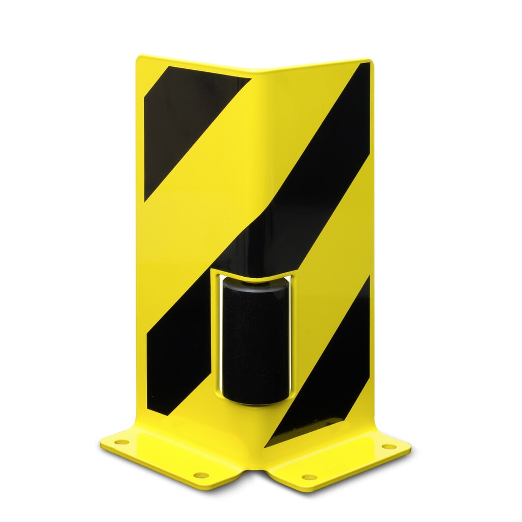 Protection contre les chocs avec rouleau absorbant, cornière profilée, H x l x P 400 x 160 x 160 mm N° de l'image du produit 2 : Protection contre les chocs avec rouleau absorbant, cornière profilée, H x l x P 400 x 160 x 160 mm
