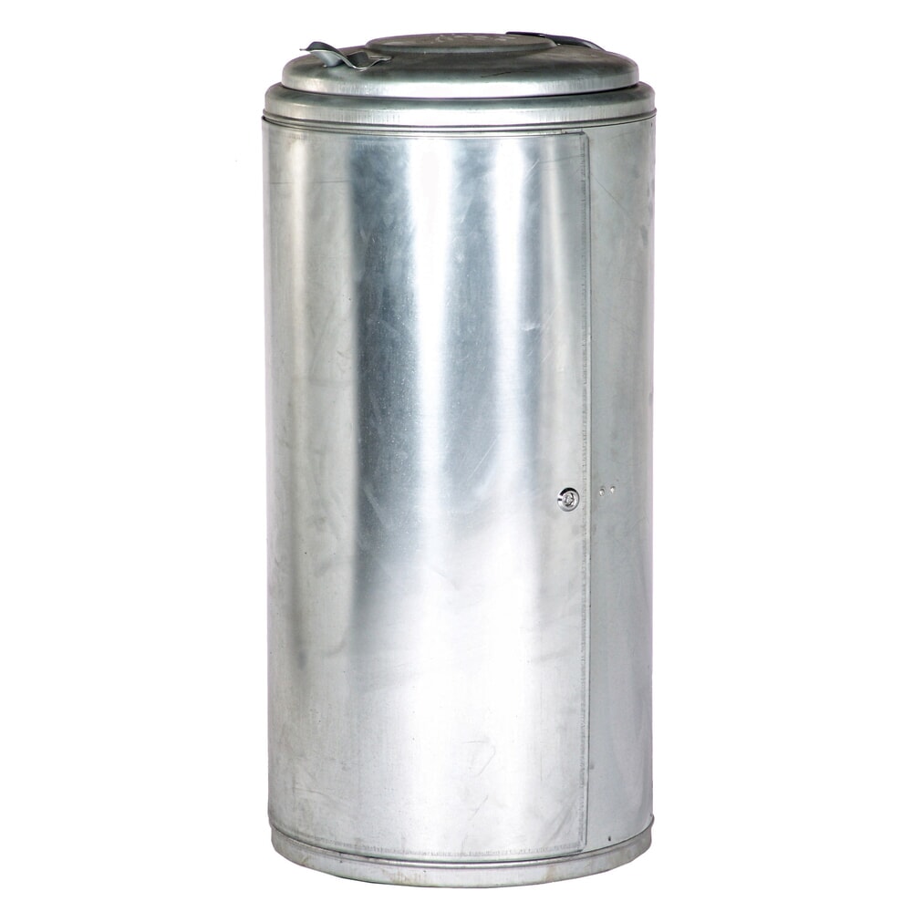 N° de l'image du produit 1 : Collecteur de déchets AFS de RENNER, 120 litres, verrouillable, galvanisé