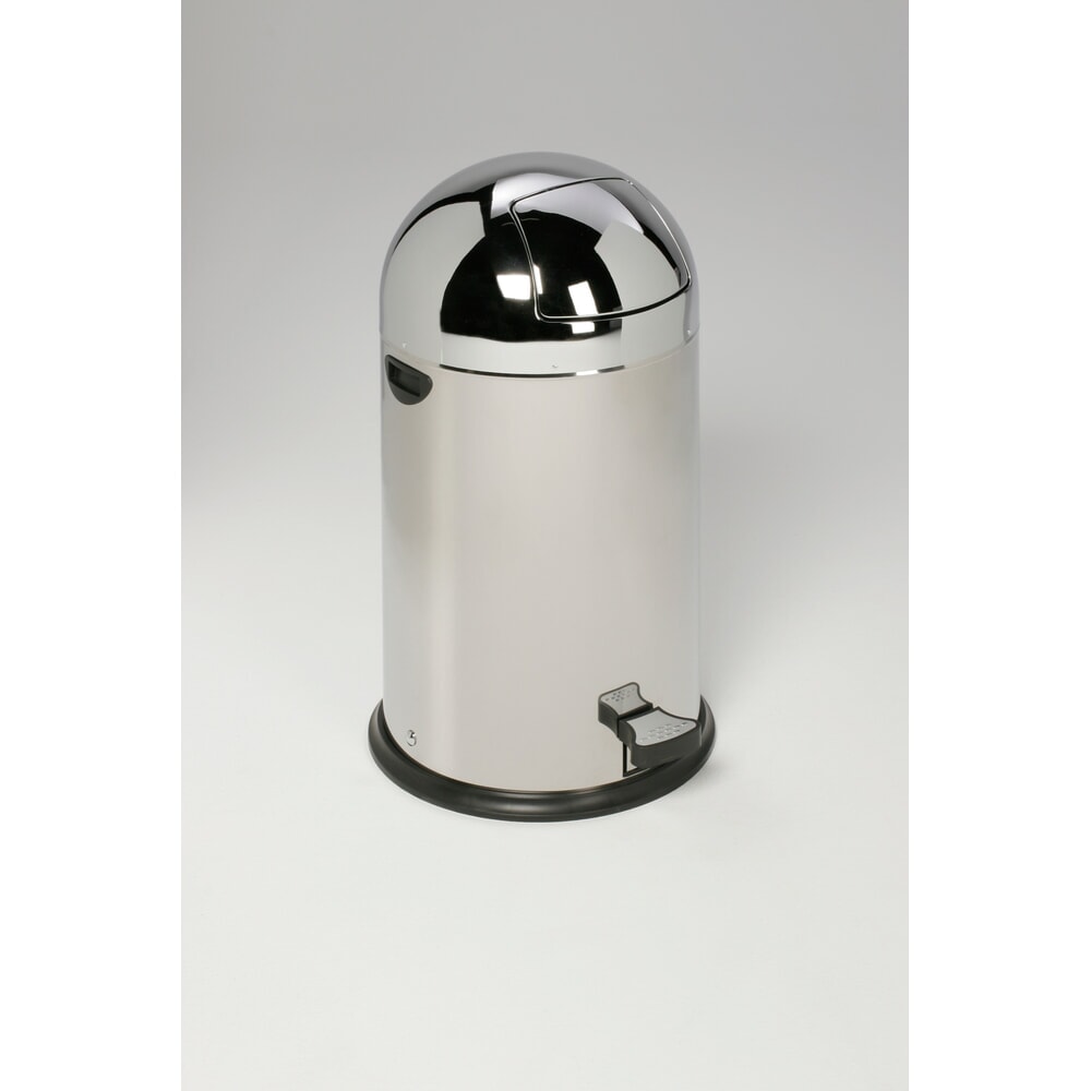Illustration du produit: Collecteur de déchets à pédale VAR® 22 litres, acier inoxydable