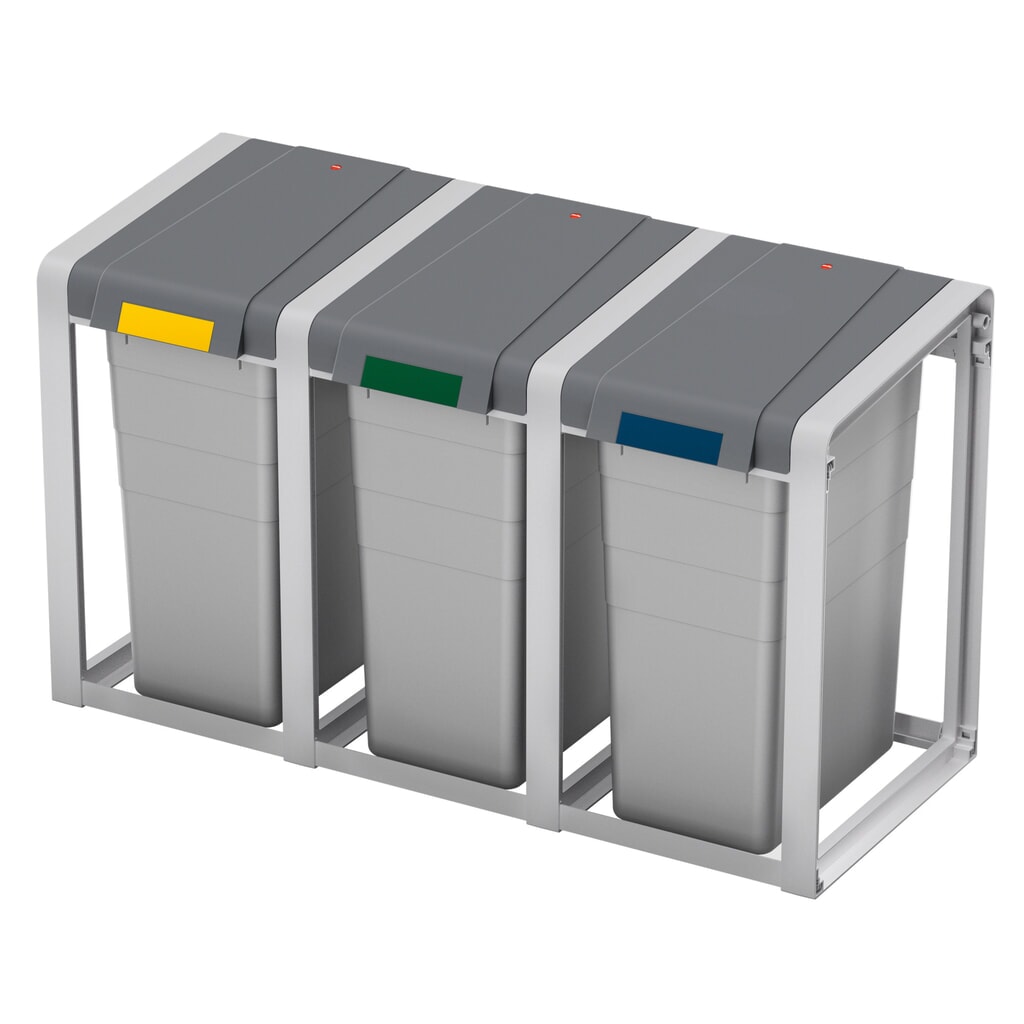Collecteur de matériaux Hailo ProfiLine Öko XL, 38 litres, module d'extension, mat N° de l'image du produit 2 : Collecteur de matériaux Hailo ProfiLine Öko XL, 38 litres, module d'extension, mat