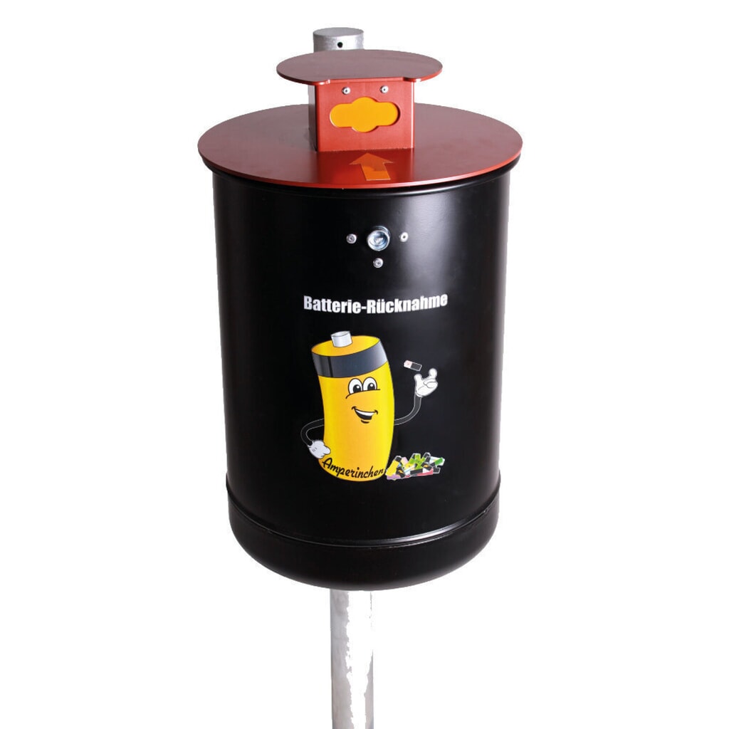 Collecteur de piles Amperinchen RENNER, 10 litres, galvanisé à chaud Illustration du produit: Collecteur de piles Amperinchen RENNER, 10 litres, galvanisé à chaud