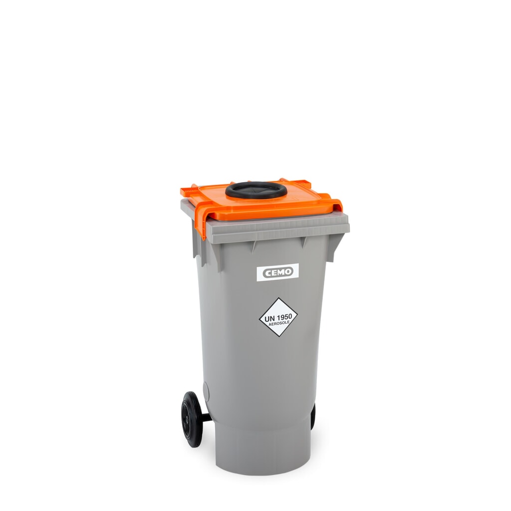 Illustration du produit: Collecteur pour bombes aérosols CEMO, 120 litres