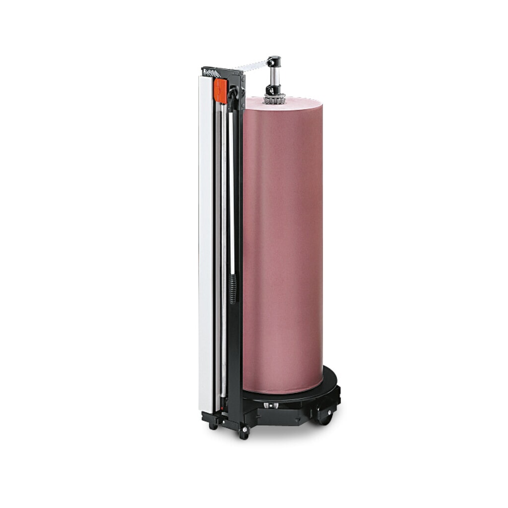 Rocholz support de découpe vertical pour rouleaux lourds, poids maximal du rouleau 200 kg, diamètre maximal du rouleau 450 mm, largeur de coupe 1000 mm Illustration du produit: Rocholz support de découpe vertical pour rouleaux lourds, poids maximal du rouleau 200 kg, diamètre maximal du rouleau 450 mm, largeur de coupe 1000 mm