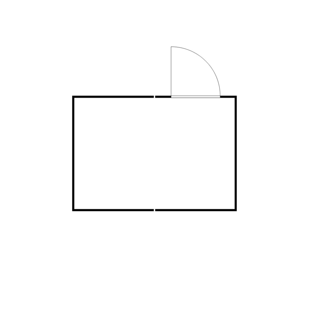 N° de l'image du produit 2 : Combinaison de conteneur à matériaux FLADAFI®, isolée, 12 m², avec sol isolé, haut. x larg. x prof. 2 500 x 3 050 x 4 340 mm, porte à un battant, au centre du modules
