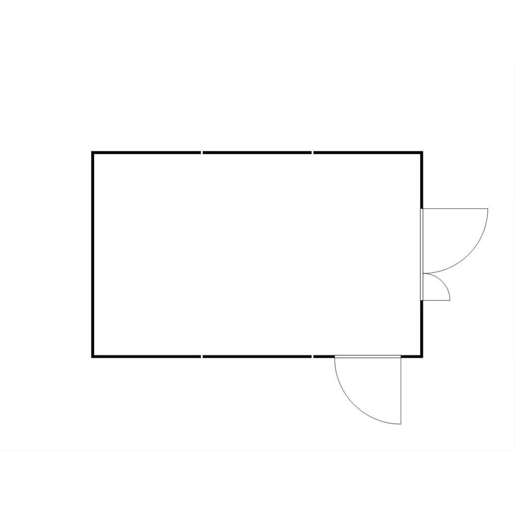 Combinaison de conteneur de matériaux FLADAFI®, isolé, 25 m², avec plancher en bois, haut. x larg. x prof. 2 405 x 4 050 x 6 520 mm, porte à doubles battants (division asymétrique), centré à face avant, porte supplémentaire N° de l'image du produit 2 : Combinaison de conteneur de matériaux FLADAFI®, isolé, 25 m², avec plancher en bois, haut. x larg. x prof. 2 405 x 4 050 x 6 520 mm, porte à doubles battants (division asymétrique), centré à face avant, porte supplémentaire