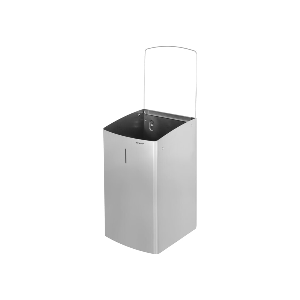 N° de l'image du produit 6 : Conteneur à déchets Air-Wolf avec un volume de 27 litres en acier inoxydable brossé