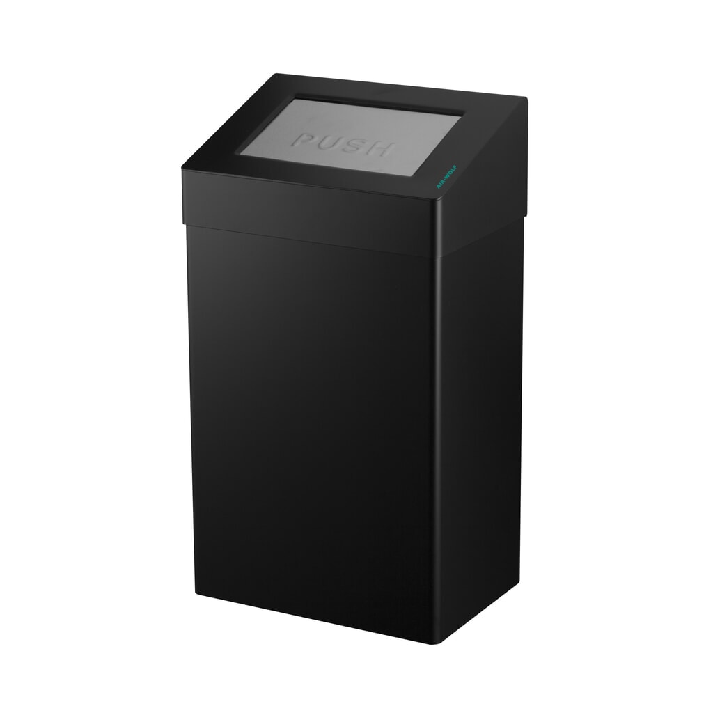Conteneur à déchets Air-Wolf d’un volume de 50 litres noir Illustration du produit: Conteneur à déchets Air-Wolf d’un volume de 50 litres noir