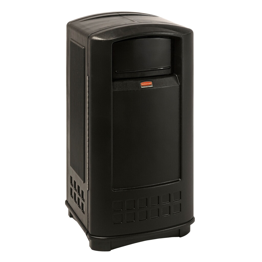 Illustration du produit: Conteneur à déchets Landmark™ Jr., 132,5 l, noir