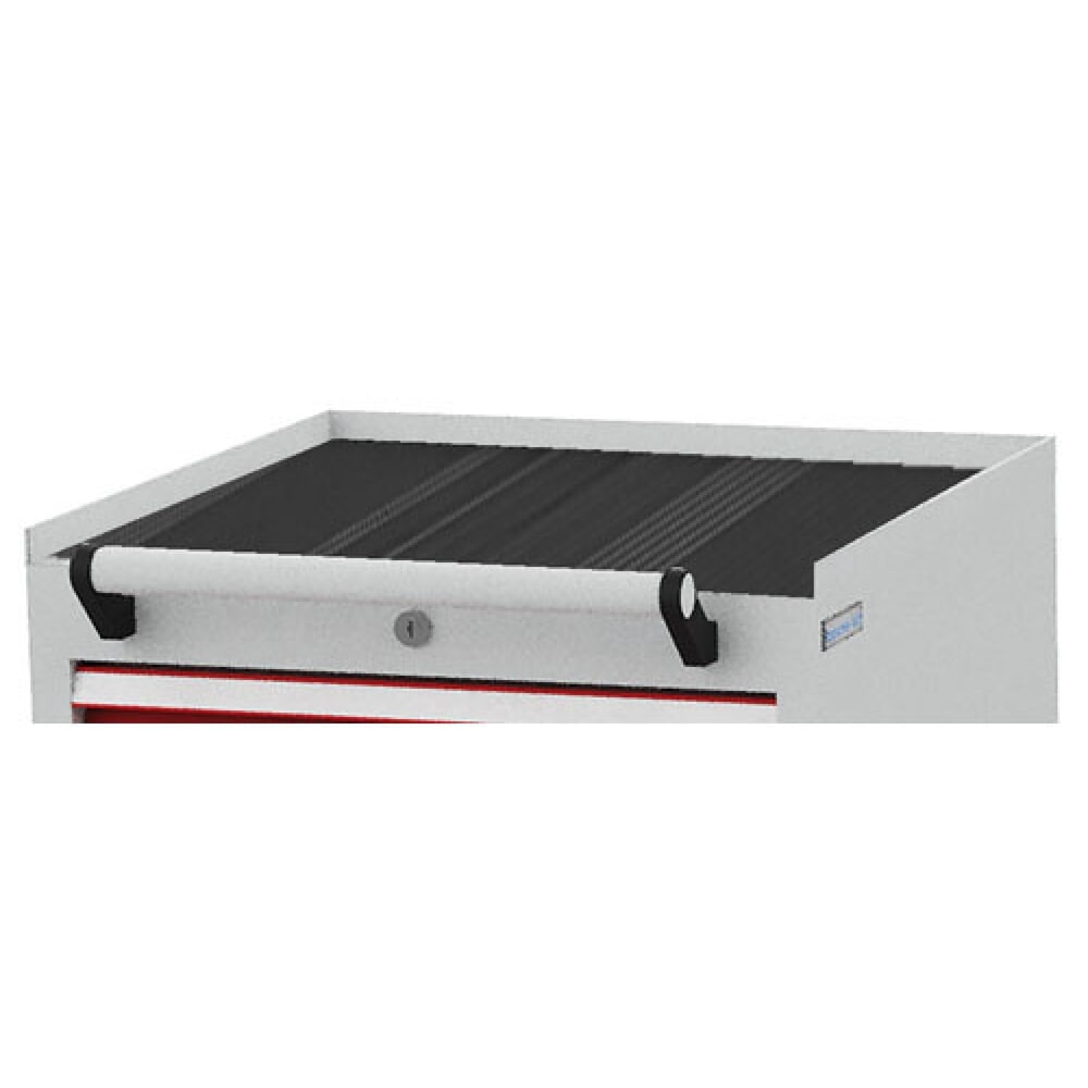 N° de l'image du produit 3 : Conteneur à roulettes Bedrunka+Hirth avec capacité de charge de 50 kg par tiroir et extension totale, HxlxP 805 x 530 x 500 mm, bleu gentiane