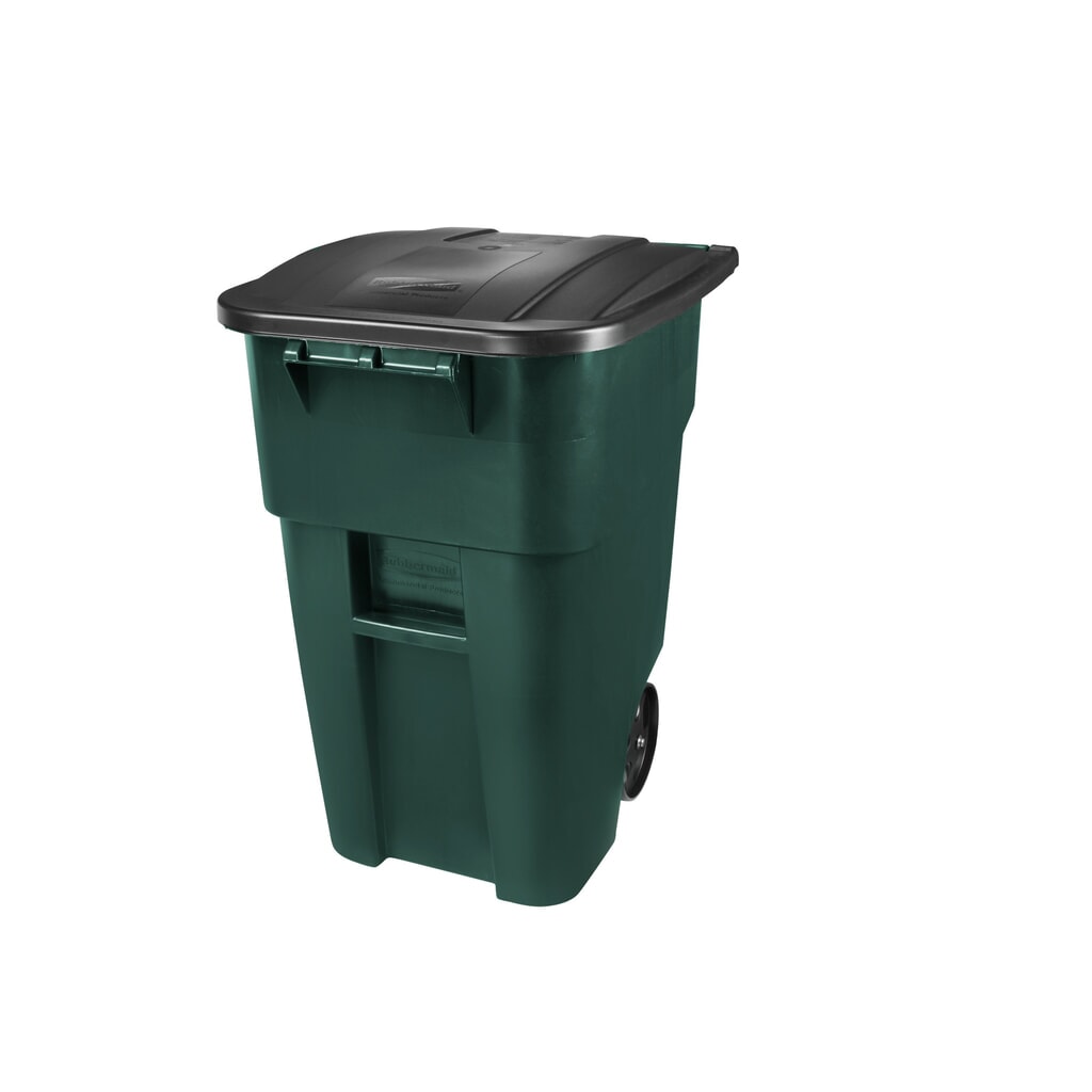BConteneur à rouleaux BRUTE® Couvercle compris, 189,3 litres, vert Illustration du produit: BConteneur à rouleaux BRUTE® Couvercle compris, 189,3 litres, vert