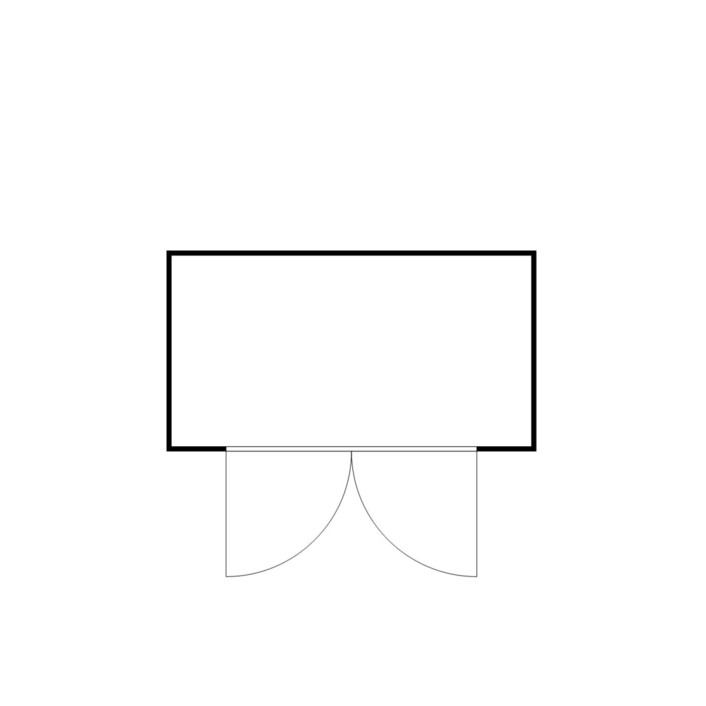 N° de l'image du produit 2 : Conteneur à matériaux FLADAFI®, isolé, 8 m², avec sol isolé, haut. x larg. x prof. 2 500 x 4 050 x 2 170 mm, porte à doubles battants, centrée sur la largeur