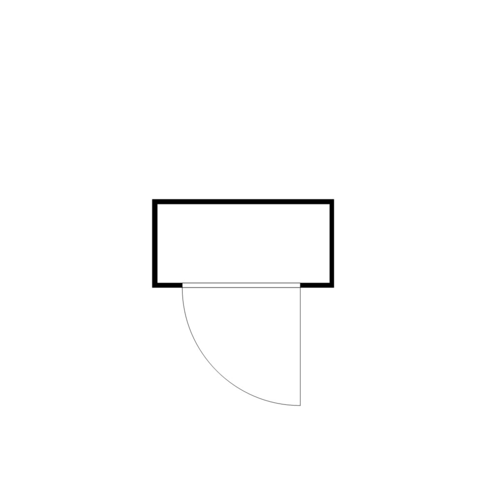 N° de l'image du produit 2 : Combinaison de conteneurs pour substances dangereuses SAFE Tank 3500 WGK 1-3, isolés, prémontés, revêtement plastique RAL 9002, dimensions extérieures 2 100x1 440x2 300 mm, porte à un battant, au centre dans le côté de 2 m, surface de stockage