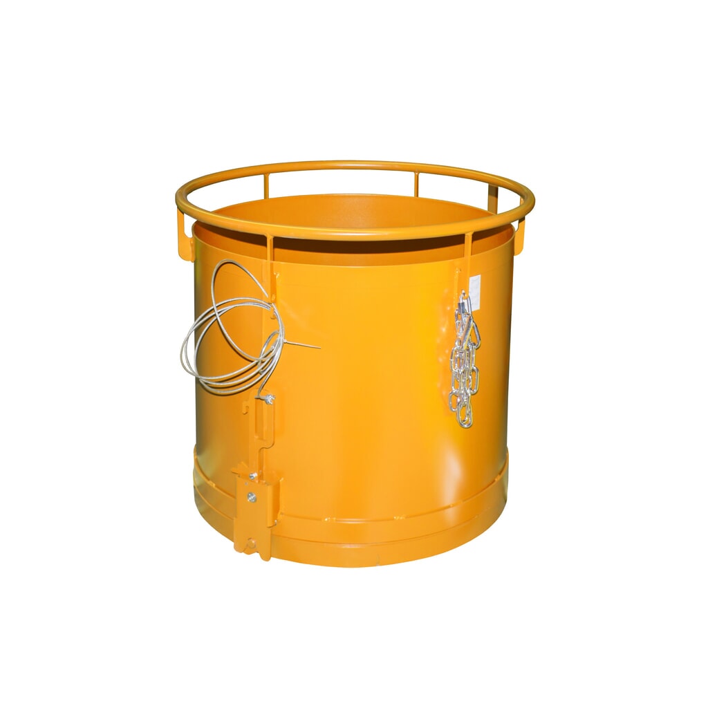 Illustration du produit: Conteneur rond Bauer® RB 300, peint, jaune-orange